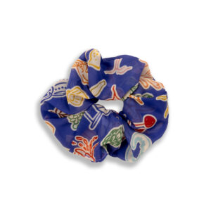 VACAYLICIOUS BLUE SCRUNCHIE