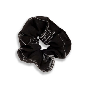 SUMMERLINES BLACK SCRUNCHIE