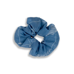 SUMMERLINES LIGHT BLUE SCRUNCHIE