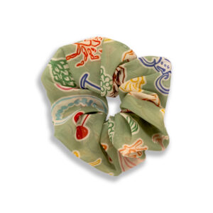 VACAYLICIOUS GREEN SCRUNCHIE